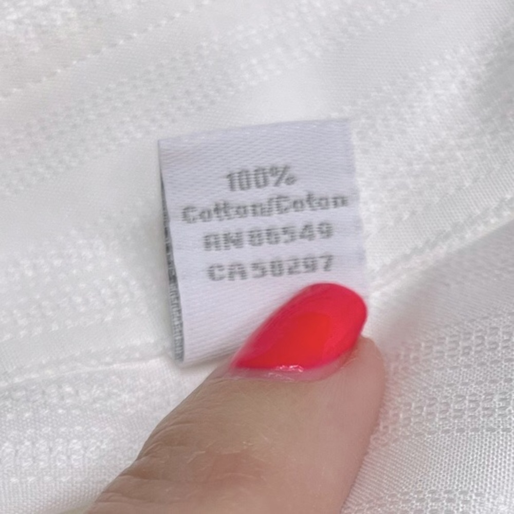 NWT Tommy Bahama White Texture Button Down Shirt - Picture 9 of 10